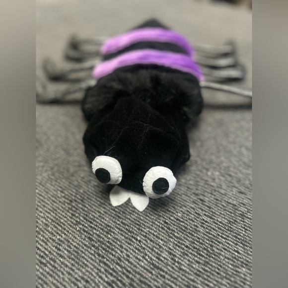 Spooky Cute Isty Bitsy Purple Plush Spider Dog Costume Halloween, Small #0925094 - Picture 8 of 10